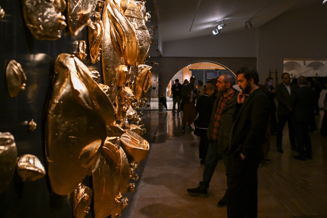 Installation view of Foreigners